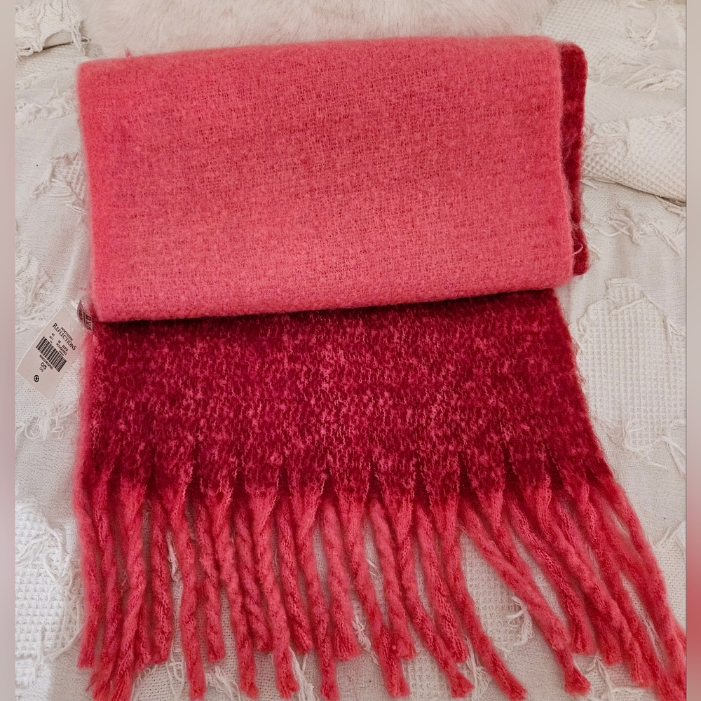 NWT Northern Reflections Soft *Fuchsia & Pink* Blanket Scarf